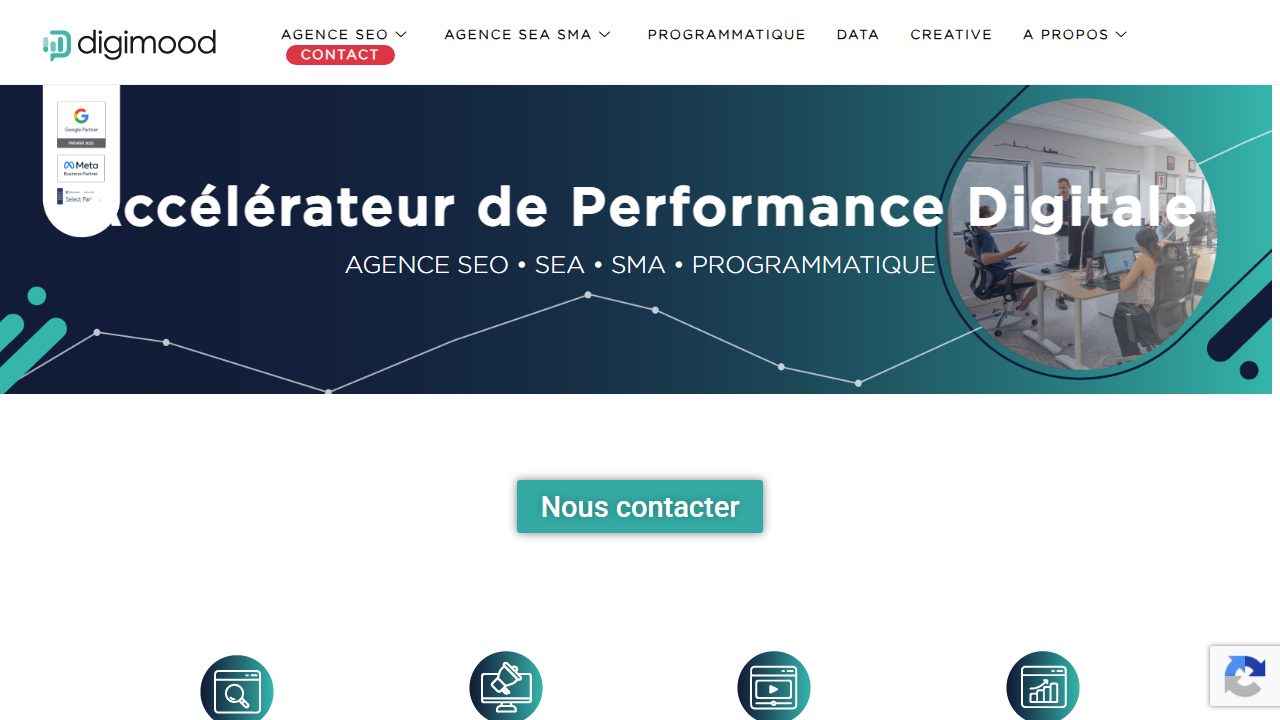 Page d'accueil du site de Digimood